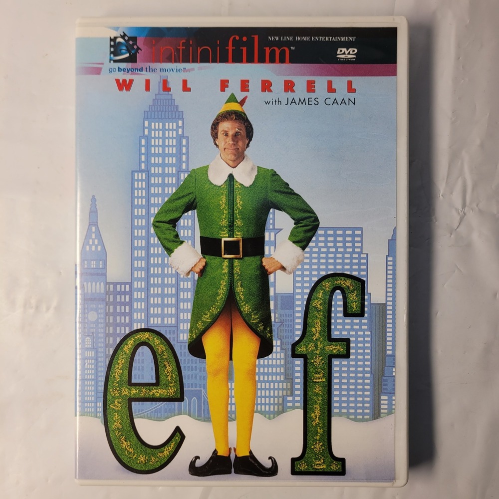 Elf DVD Widescreen Will Ferrell Christmas Comedy Movie
